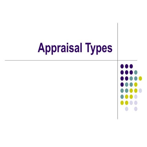Appraisal types