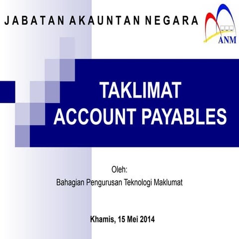 GFMAS - Account Payables