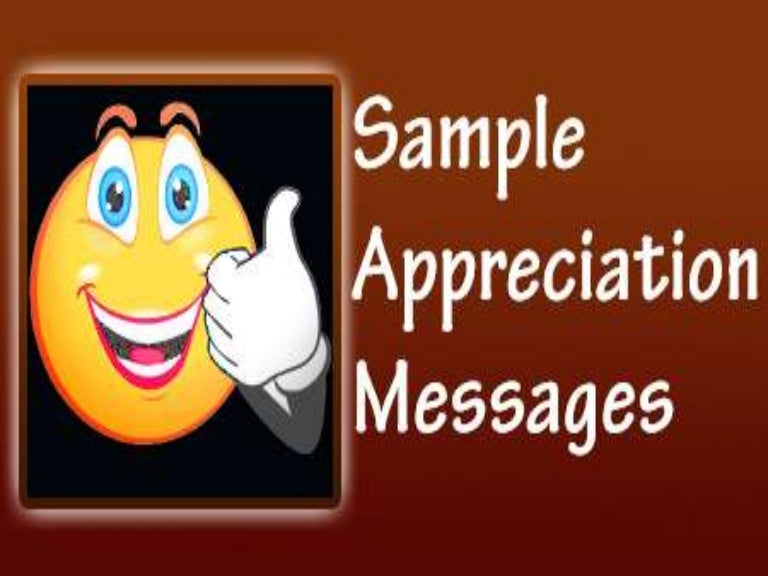 Best Appreciation Text Messages Best Appreciation Text Messages