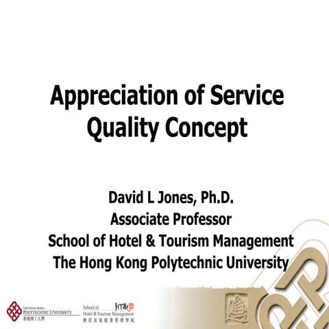 Appreciation of service quality concept
