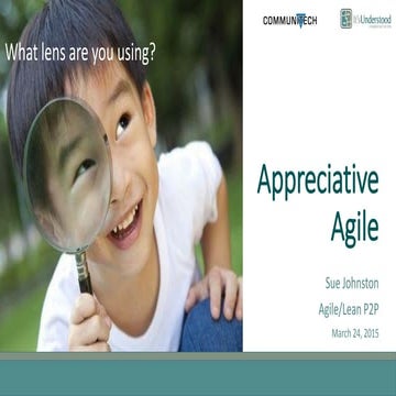 Appreciative agile   communitech