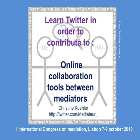 Learning Twitter for Lisbon International Mediation Congress