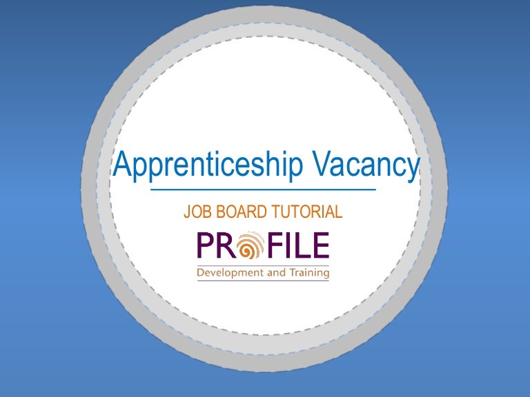 How to apply for an apprenticeship