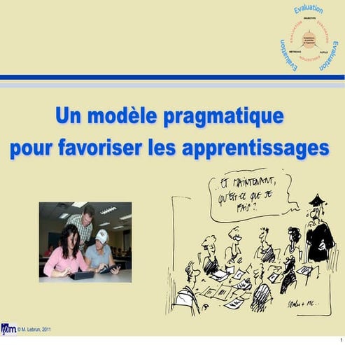 Causerie le modèle pragmatique pour favoriser les apprentissages