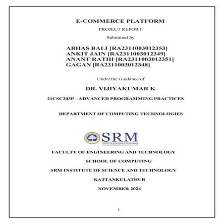 Advanced Programming Practice Assignment