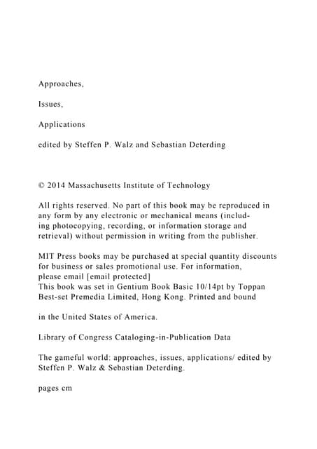 Approaches, Issues, Applications edited by Steffen.docx