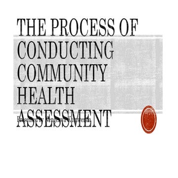 Approaches to community assessments.pptx