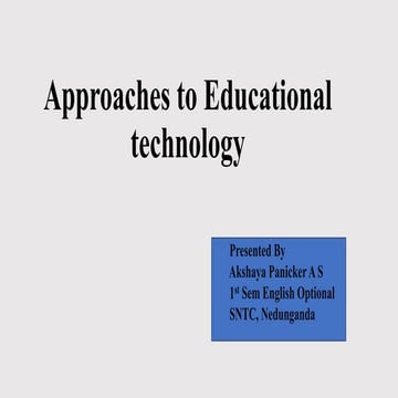 Approaches to Educational technology 01 (1).pdf