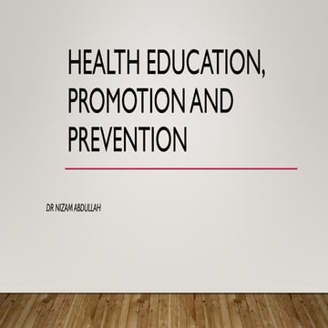 Approaches to Health Education, Promotion& Prevention.pdf
