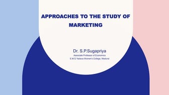 Approaches to the study of Marketing.pptx