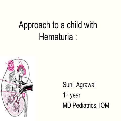 Approach to a child with hematuria