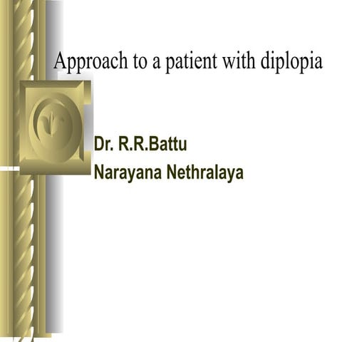 Diplopia charting | PPTX