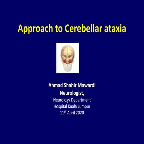 Approach to Ataxia | PPTX