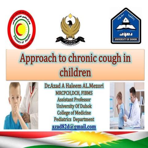 Approach to chronic cough in children