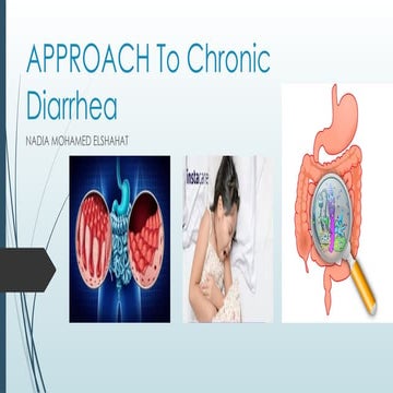 persistent diarrhea & Chronic diarrhea | PPTX