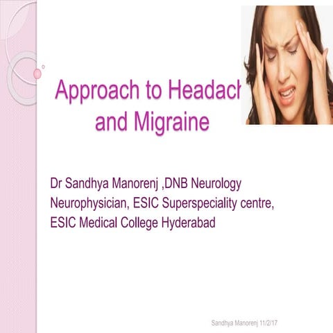 Approach to headache