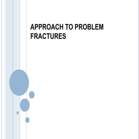 Approach to problem fractures