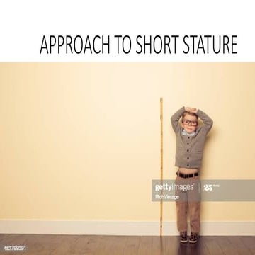 APPROACH TO SHORT STATURE. Managementpptx | PPTX