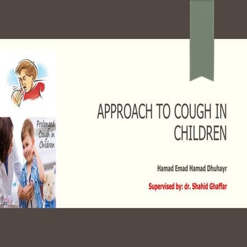 Approch to cough in children