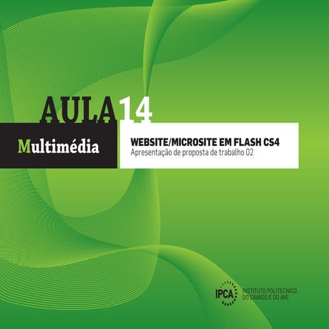 Proposta de trabalho Multimédia 02