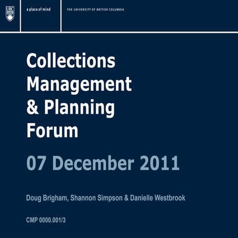 CollectionHQ in the Public Library | PPTX