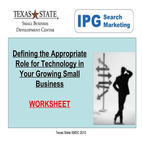 Appr role of tech rise 2012