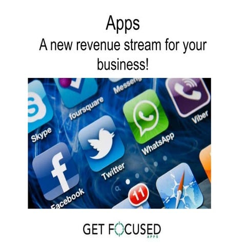 Apps - The new revenue stream for your business