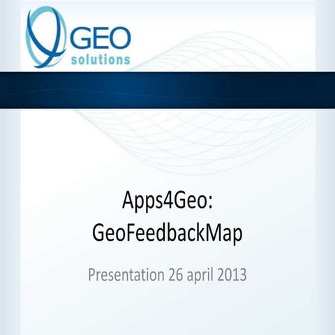 Apps4 geo geosolutions
