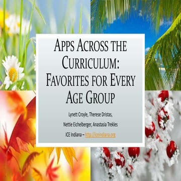 Apps Across the Curriculum