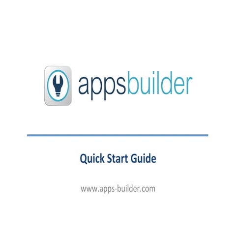 Apps Builder Tutorial