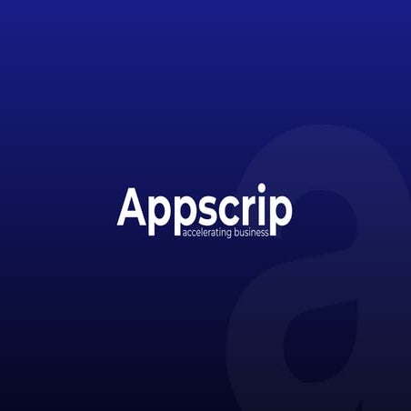 Appscrip- Accelerating Businesses | Company Profile- 2024