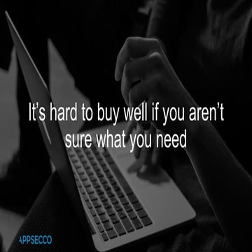 Appsecco Procurement Support 2018