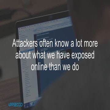 Appsecco Sanity Check Baseline Cyber Audit 2018