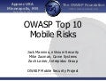 OWASP Top 10 Mobile Risks