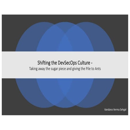 App Sec village DevSecOps as a culture