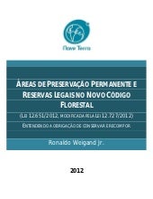 APPs e Reservas Legais no novo códi...