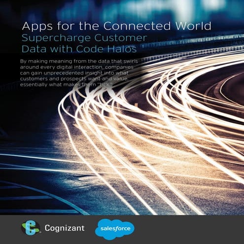 Discover Apps For a Connected World - a Salesforce/Cognizant Paper 