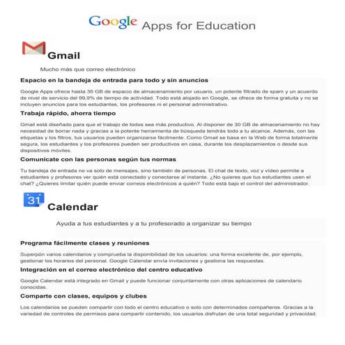 Apps for education