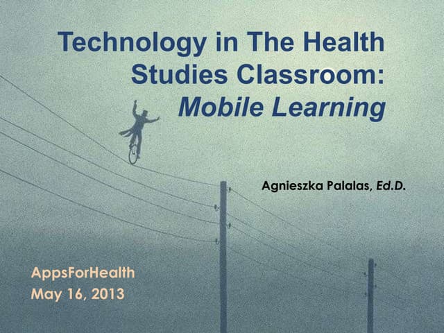 AppsForHealth May 2013 Presentation by A Palalas