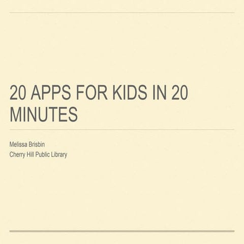 Apps for Kids