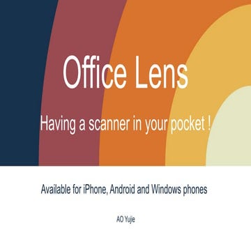Office lens document | PPTX