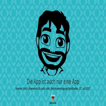 Die App ist auch nur eine App.