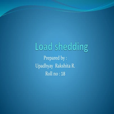 load shedding