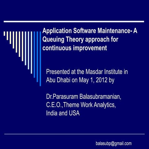 Managing Application Software Maintenance