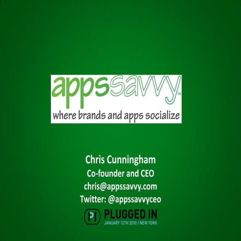 Apps Savvy   Plugged In Nyc011210