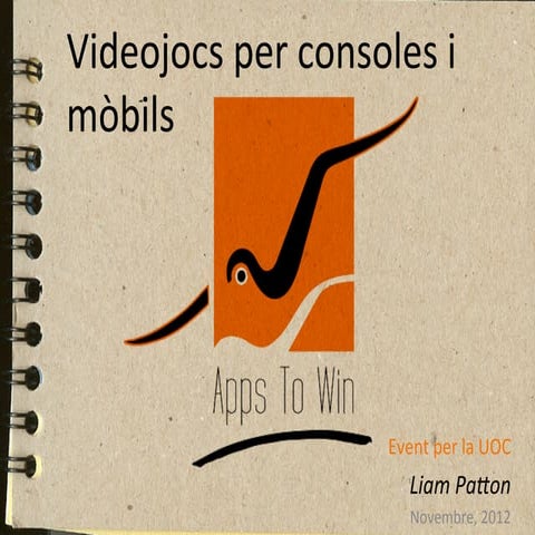 UOCmeet - Liam Patton - Apps to win 15-11-2012