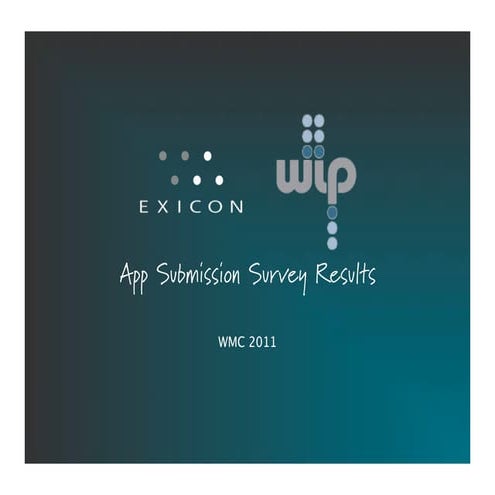 App submission survey results