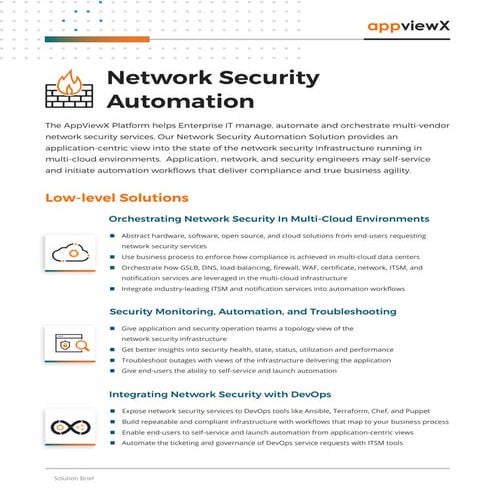 Network Security Automation_Solution Brief