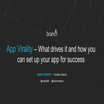 An Introduction to App Virality