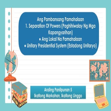 Araling Panlipunan grade four week four 4 | PPTX